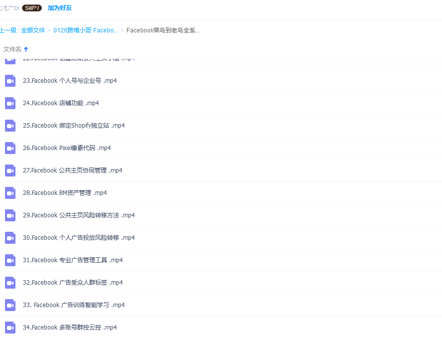 Facebook 广告投放菜鸟到老鸟课程【限时免费领取视频课】